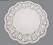 Paper Doilies Lace 10.5 Inches 100 Pieces Round White Color Rose Design Solid Placement Paper Perfect for Wedding, Birthday, Tea Party, Home & Restaurants Tableware Decoration (Pack of 100)