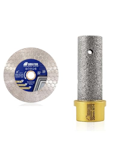 Lame de scie diamantée SHDIATOOL fraise diamantée 20mm trépans pour meuleuse d'angle