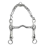Equine Smile ES0270 Gebiss Kandaregebiss Portugiesische Spanisches Iberisches Portuguese bit aus Edelstahl Gebissstärke 14 mm (12.5 cm)