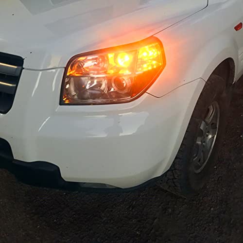 Alla Lighting 4X 194 Led Bulb, Amber Yellow Super Bright 194Na 175 168 2825 W5W T10 Wedge Smd Side Marker, Interior Map, Dome, Trunk Lights #TOP2