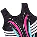 Gymnastics Leotard for Girls Shiny Diamond Practice Dancewear B323_BlackHotPink_10A