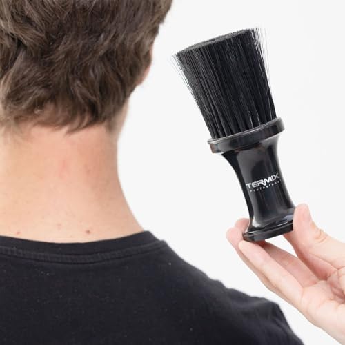 Termix P-002-2NE1 Talcum Nackenpinsel mit Puderfach, schwarz
