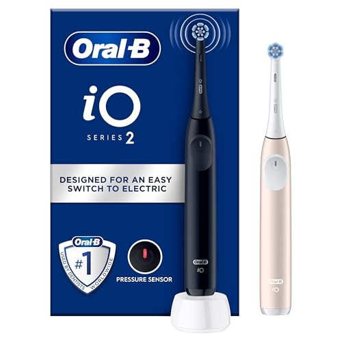 Oral-B iO Series 2 Duo Pack Brosse à Dents Électrique/Brosse à Dents Électrique, 2 Brossettes, 3...