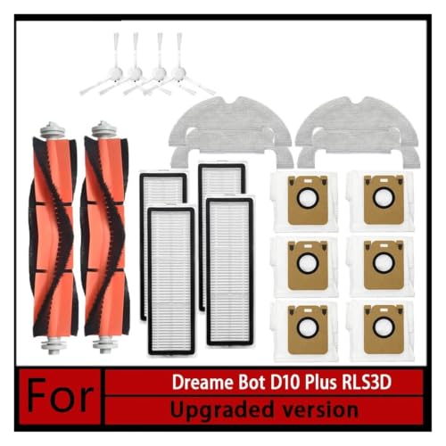 Kit Accessoires Dreame Bot D10 Plus Contre la Poussière Fine et les Poils - 3