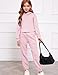 Arshiner Girls Long Sleeve Waff Sweatsuits Crop Top Pullover Hooded 2 Piece Outfits Fashion Sweatpants Sets Athletic Outfit