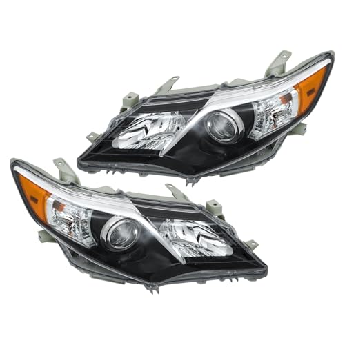 Silscvtt Headlights Front Head Lamps Replacement for Toyota Camry (SE Style) 2012-2014 Projector Headlights Pair Left and Right Side (Passenger Driver Side) by Silscvtt - Image 2