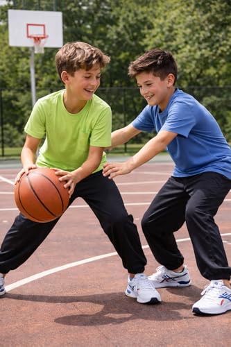 Reebok Boys Pant Set - 2 Piece Performance Tee & Hybrid Tech Joggers - image 2