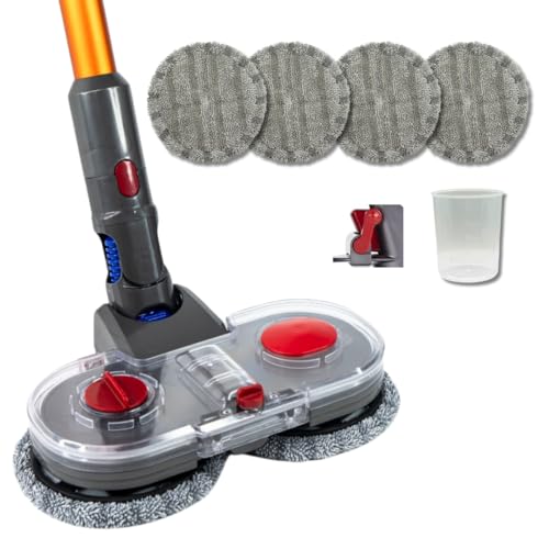 ✨ Facile da installare e utilizzare, senza complicazioni. Risparmia tempo e fatica nelle tue pulizie con questa testina per mop di Dyson! 🕒