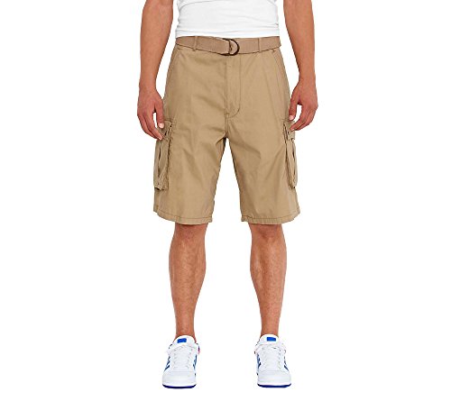 Levi's Men's Snap Cargo Short, Dress Blues Microdobby, 36W