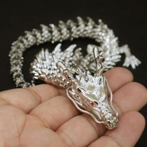 Ornement du zodiaque unique : offrez une statue de dragon 3D mobile d'exception