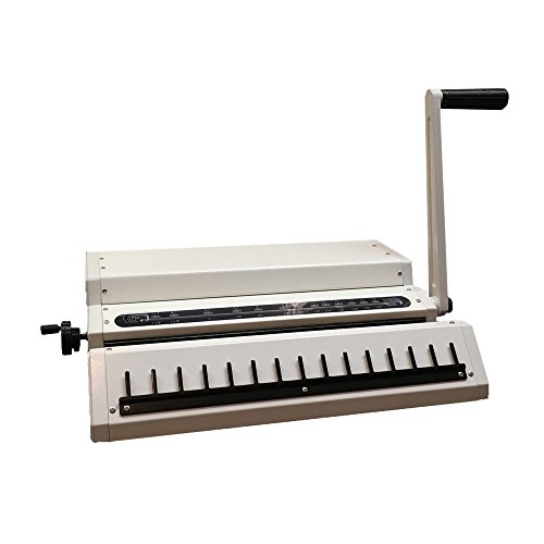 TruBind Manual Wire Binding Machine | 22 Sheet Punch Capacity | Bind up to 120 Sheets | 34 Fully Disengageable Dies | 3:1 Pitch | 2-Year Warranty