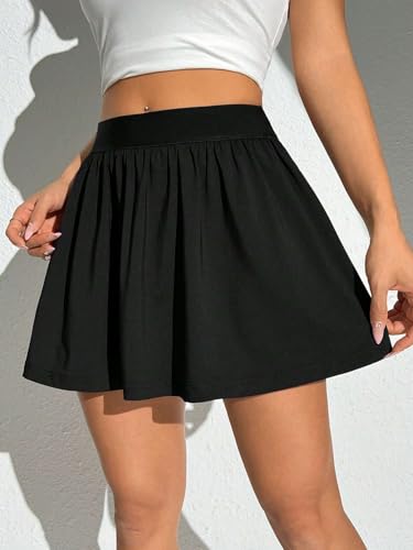 Casual Summer Pleated Skirt for Loose Basic Women's Summer Casual Vinage Skirt3