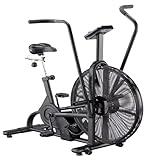 Assault Bike Home Gym Cardio Fitness Stationary Air Resistance Bike with LCD Display - Modern Fitness