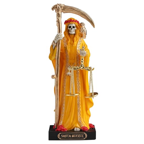 Set de 7 Figuras Santa Muerte Polystone Pintadas miniatura 3