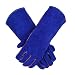 FUFU Moufles Gants De Travail À Manches Longues À Manches Longues Anti-coupures Et Résistantes À l'usure, Convient Au Jardin, À La Cuisine, Au Travail De La Ferme (Size : Purple)
