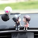 Japelessor Cute Cartoon Couple Design Car Ornament - Car Dashboard Decorations, Office Desk Accessories...
