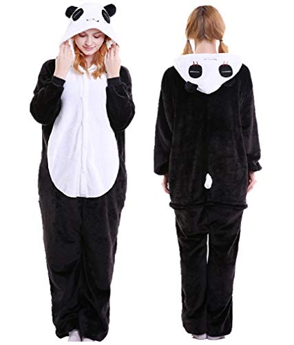 Kit 2 Pijamas Pikachu e Panda Kigurumi Unissex Tamanho: P