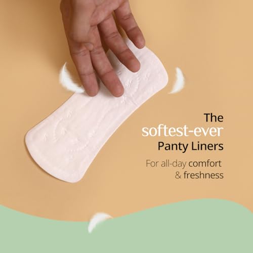 Image of Carmesi Panty Liners - 50 Pieces | Cushiony Soft | Protect against Spotting & Light Discharge | End-To-End Sticking | Keep You Fresh & Dry All-Day Long | Non-Toxic & Unscented (Pack of 2)