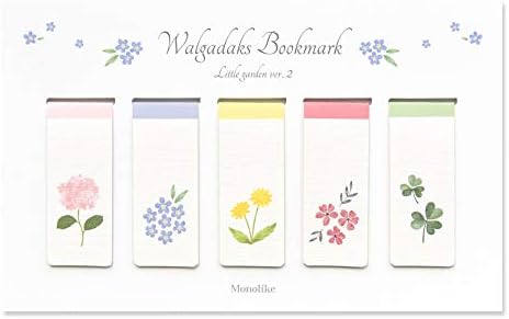Monolike Magnetic Bookmarks Little Garden ver.2, Set of 5