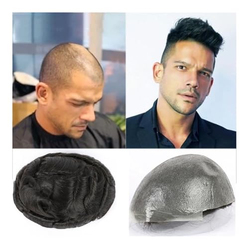 Système de remplacement de cheveux pour masquer la calvitie masculine avec naturel