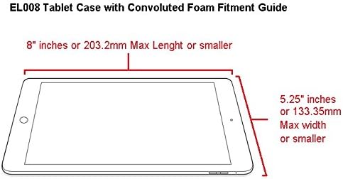 Miniatura 4 de Funda rígida impermeable para lector de libros electrónicos y tableta, Elefante Elite EL008 universal para iPad Mini, Kindle 6", tinta E,