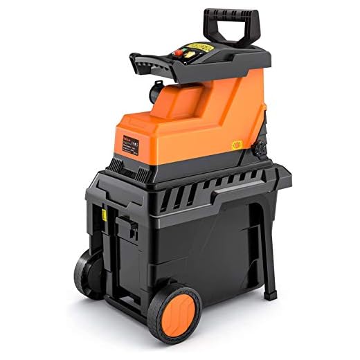 TACKLIFE Biotrituratore Elettrico professionale, Cippatrice, 2800W
