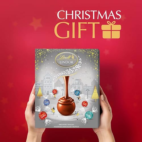Assorted Lindt Chocolates Advent Calendar 2025 - Luxury Silver 24 Days Christmas Countdown Advent Calendar 233g Chocolates Gift Box with Topline Tree Decoration. Christmas Gifts for Women - Image 4