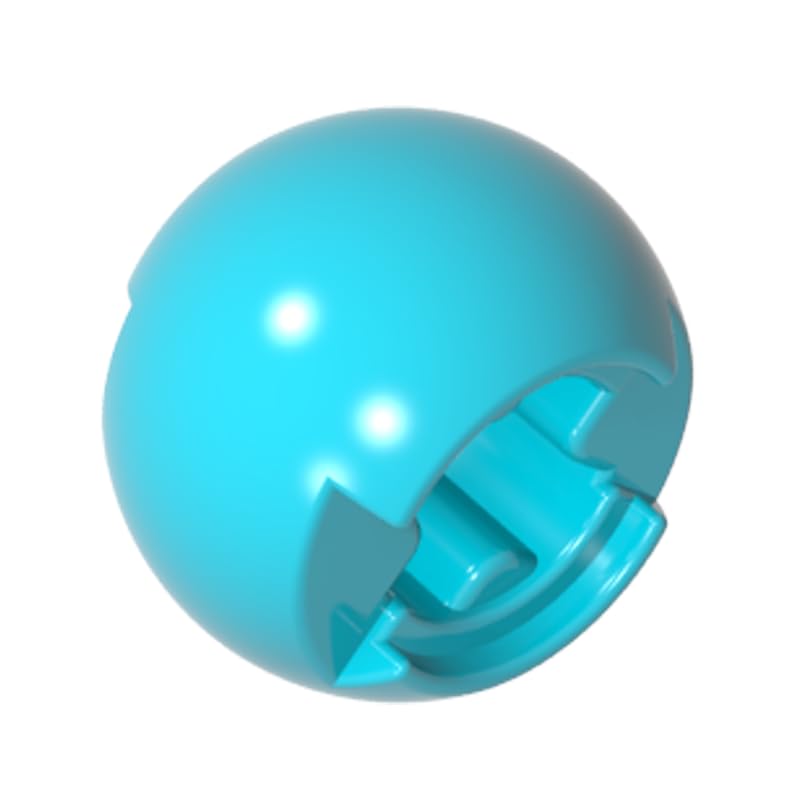 53585 Ball Joint Technic Ball Joint with Through Axle Hole 50 Pieces GDS-1056 Compatible with Lego Building Blocks Color:Medium Azure