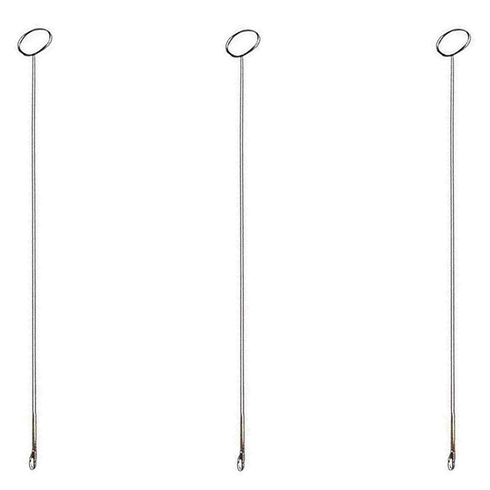 ZXUEZHENG 3 Pack Sewing Loop Turner Hook with Latch for Fabric Tube Straps Belts Strips DIY Accessories 26.5cm / 10.4inch