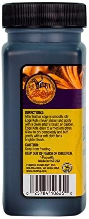 Miniatura 2 de Coloración para cueros resistente al agua Edge Kote de Fiebing Negro