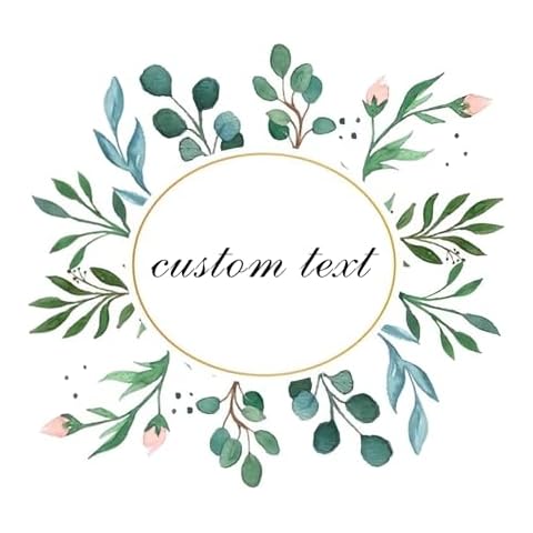 Premium Round Custom Stickers Labels Personalized Stickers for Businesses Logo and Name. Birthday Baby Pets and Label Product Boxes Wedding Favors Labels (#3) Cover