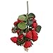 Cabilock Artificial Strawberry Fake Berry with Leaves Hanging Strawberry Decoration Foam Fruit Ornaments for Home Kitchen Wedding Party Decor Random Number