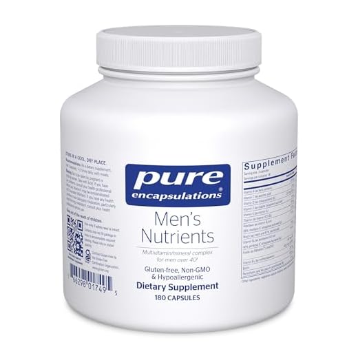 Pure Encapsulations Men's Nutrients 40+
