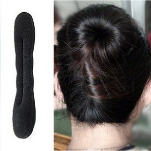 BONAMART Hairstyle tools Ponytail Twister for wedding, Magic Foam Sponge Black hairstyle Donut Bun Maker for Women - Clearance SALE