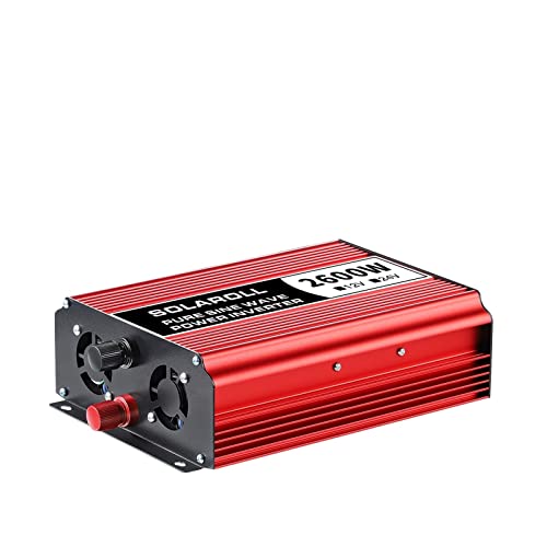 Onduleur pure sinus 24V 220V 2600W pour camping-car et kit solaire