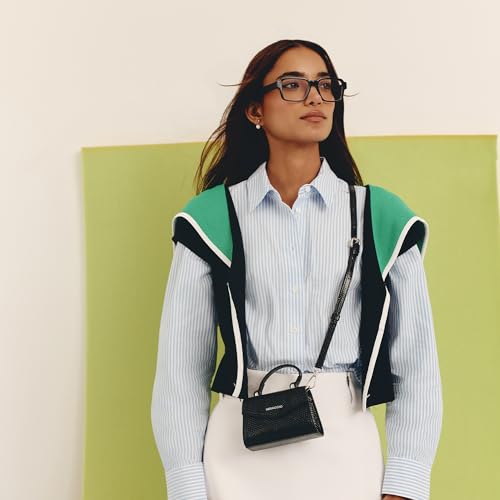 Image of Miraggio Roxie Top Handle Mini Sling Bag With Adjustable & Detachable Crossbody Strap | Crossbody Bag For Women Casual Holiday Look | Statement Bags For Women