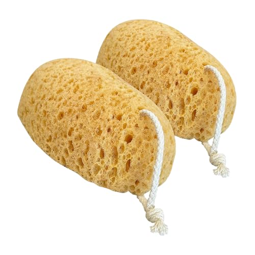 Éponge de bain exfoliante douce pour nettoyer la peau sensible sans irriter