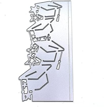 Miniatura 2 de Troqueles de corte de flores para sombrero de graduación, plantillas de corte de metal para álbumes de recortes, tarjetas de papel decorativas,