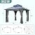 10'x10' Hardtop Gazebo, Outdoor Polycarbonate Gazebo with Netting and Shaded Curtains, Aluminum Frame Heavy Duty Gazebo for Patio, Backyard, Deck and Lawn (10x10)