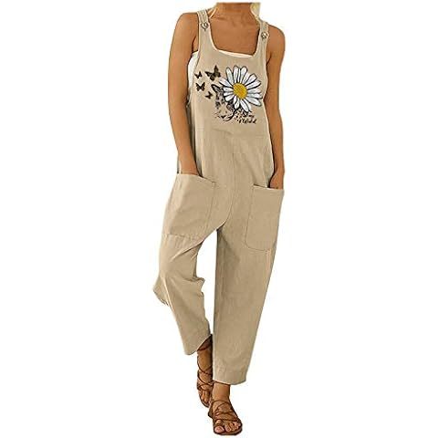 Women's Denim Classic Jeans Straight Leg Pockets Jeans Dungarees Women's Summer Retro Work Trousers Cotton Jumpsuit Elegant Long Overall Trousers Denim Jeans Look Class Vintage Jeans - - XL Cover