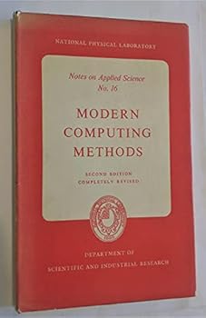 Hardcover Modern Computing Methods (Notes on Applied Science No. 16) Book