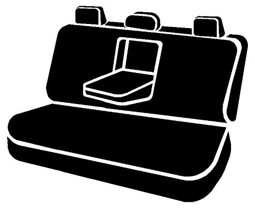 Fia Sp82-59 Black Custom Fit Rear Seat Cover Bench Seat - Polyester, (Black) #TOP2