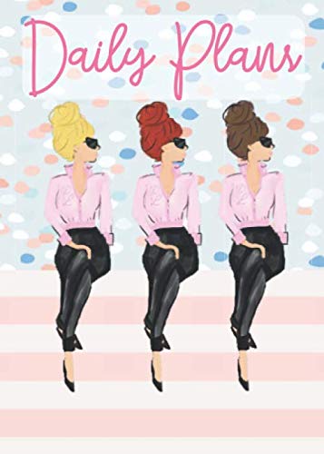 Daily Plans: 5”X7” Undated Daily Planner - Retro School (Fits B6 Traveler’s Notebook)