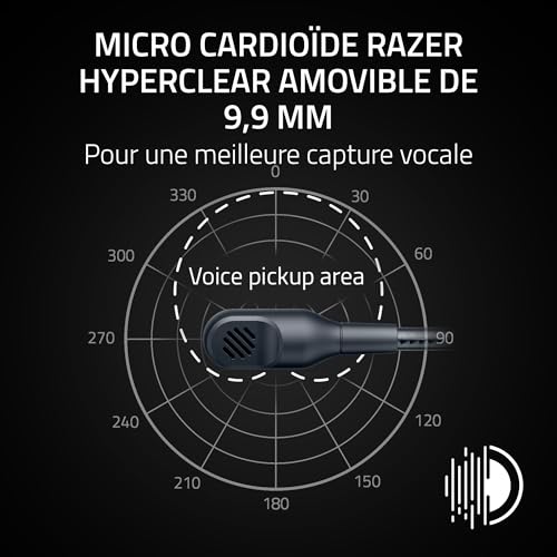 Razer BlackShark V3 X HyperSpeed pour Xbox Casque sans Fil pour ’Esport Ultra léger 270 g Haut parleurs de 50 mm Micro Amovible HyperSpeed 2 4 GHz et Bluetooth XboxPC | - vue 3