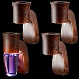 Nitial 4 Pcs Wall Fragrance Plug in with Night Light Compatible with Bath and Body Works Wallflowers Rustic Vintage Farmhouse Oil Plug in Bath and Body Works Wallflowers for Office Home Gifts