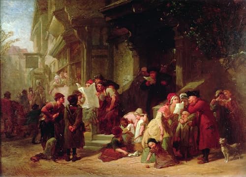 Cuadro en lienzo de Frederick Goodall ideal para decorar salones elegantes de 60x90cm