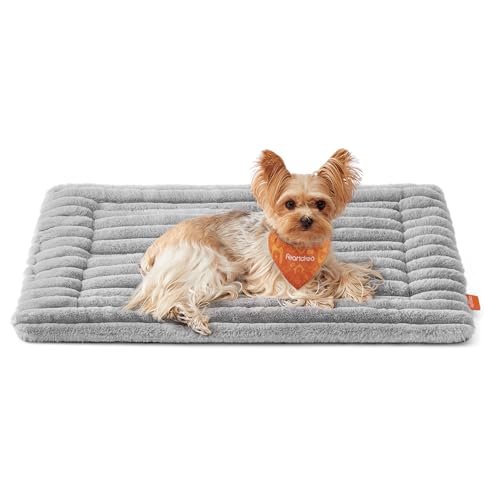 Feandrea Dog Bed Mat, M, 75 x 50 cm, Pet Blanket for Dogs and Cats, Machine Washable Pet Sofa Protector, Dove Grey PPB042GD01