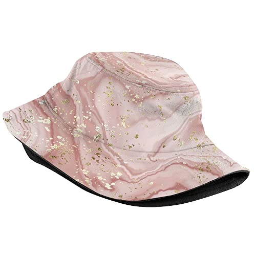 Image of Retro Jamaica Bucket Hat for Adult Fashion Doughnut Print Hat Travel Packable Sun Cap Outdoor Hat for Women and Men
