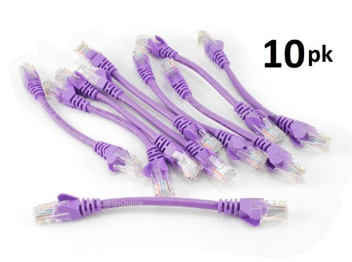 Cable Patch CAT5e UTP 6 pulgadas, pack x10 miniatura 2