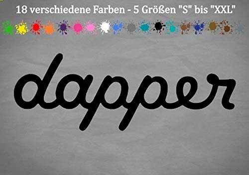 Dapper - Adesivo per scena per auto, motivo JDM